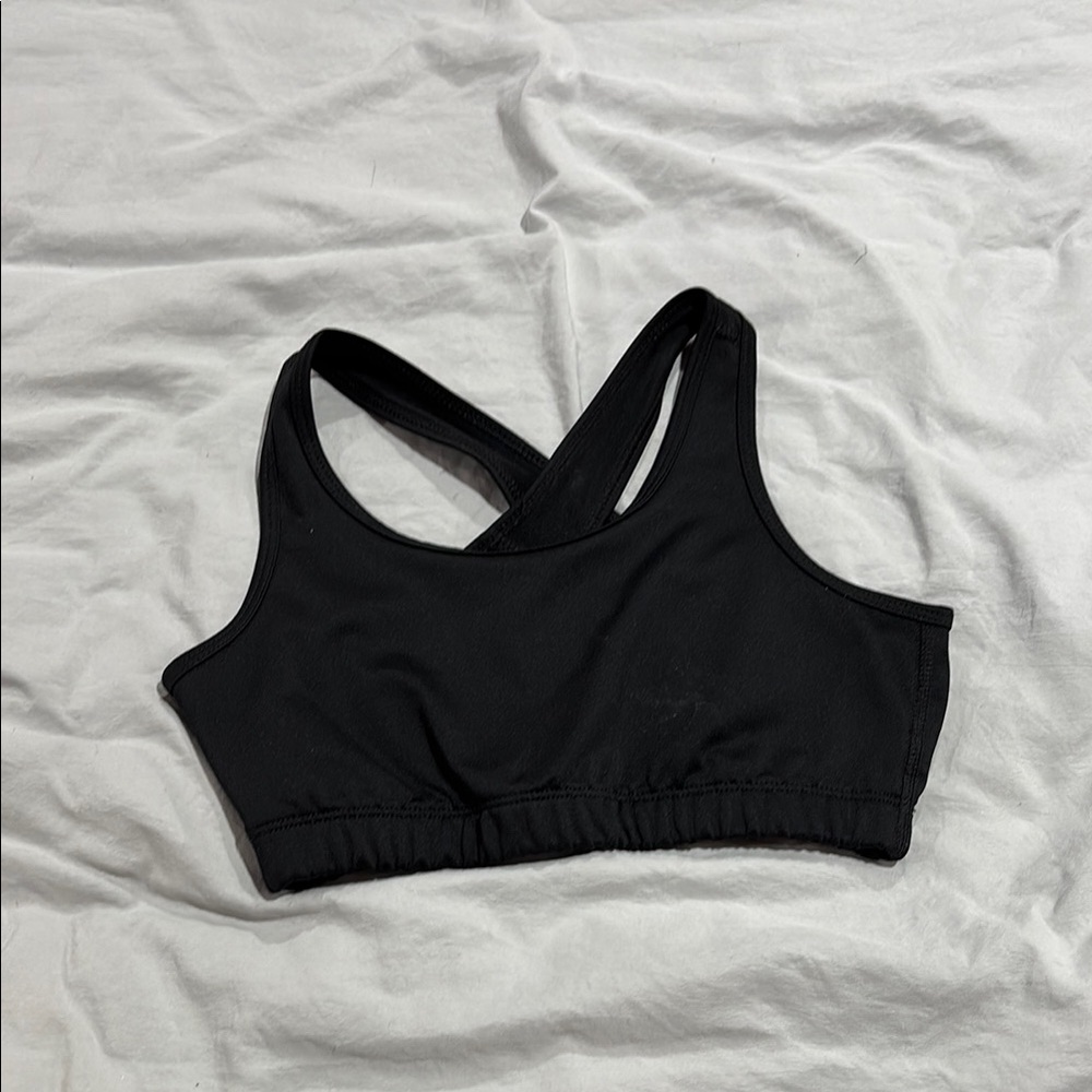 bcg Black Racerback Sports Bra for Intimates